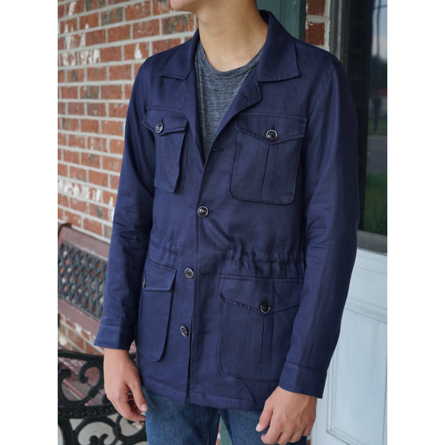 EYEFUNNY Safari Jacket サイズМ Green Safari Jacket | Volare Clothing LLC