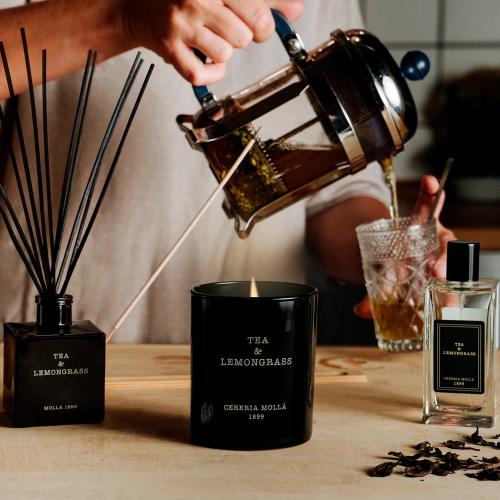 Cereria Molla 1899 Tea & Lemongrass Candle - Thumbnail 4